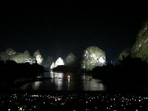 《印象刘三姐》山水实景演出旅游景点攻略图