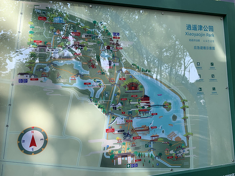 逍遥津公园旅游景点攻略图