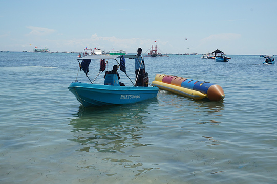 长滩岛香蕉船体验旅游景点图片