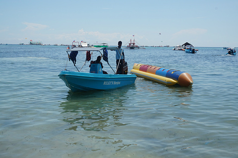 长滩岛香蕉船体验旅游景点攻略图