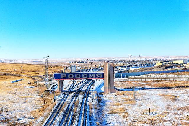 满洲里国门景区