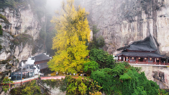 大慈岩风景区图片