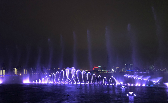 金鸡湖景区-音乐喷泉旅游景点图片