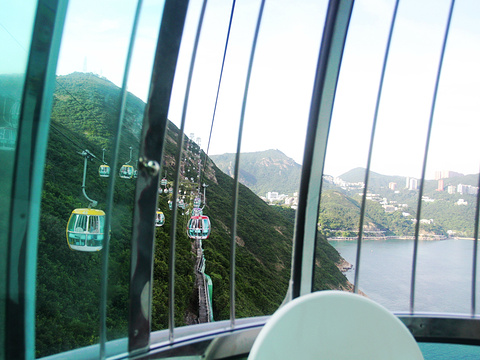 香港海洋公园缆车旅游景点图片