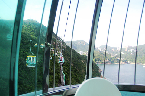 香港海洋公园缆车旅游景点攻略图