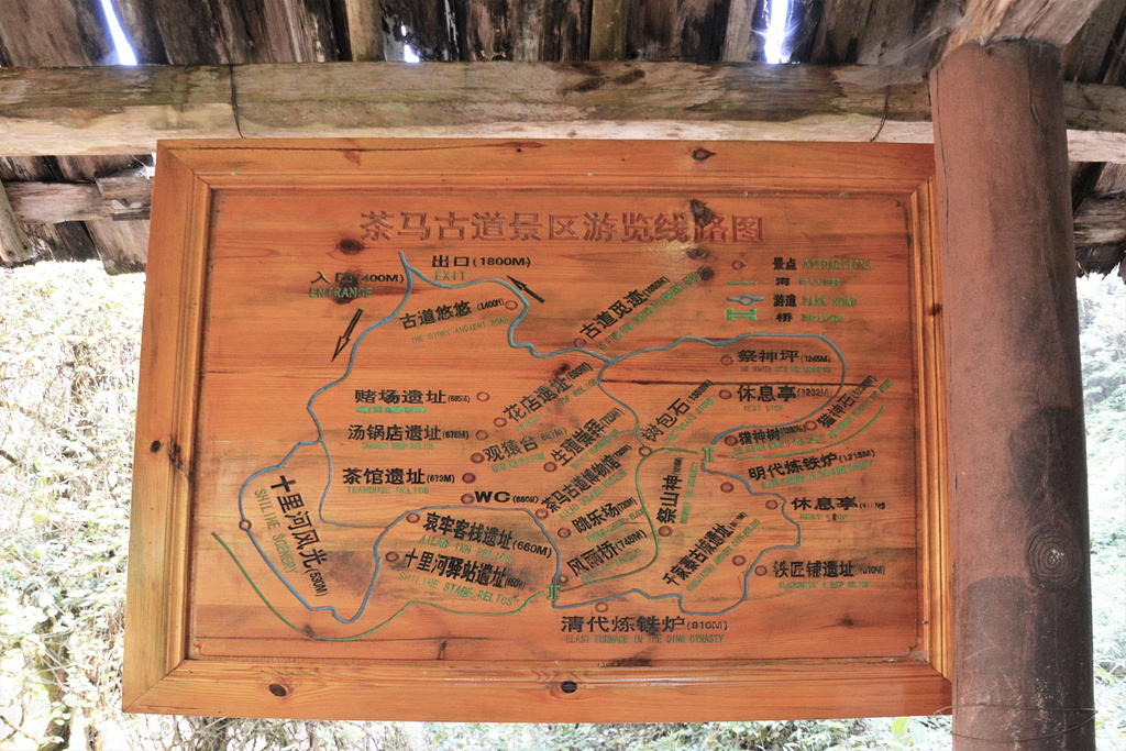 茶马古道旅游导图
