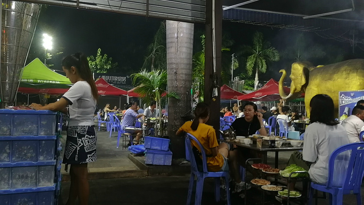 "有很多酒吧，看着 澜沧江 的夜景，要上一些小吃和啤酒，度过最后一个 西双版纳 的夜晚！澜沧江夜景_湄公河畔体验中心"的评论图片