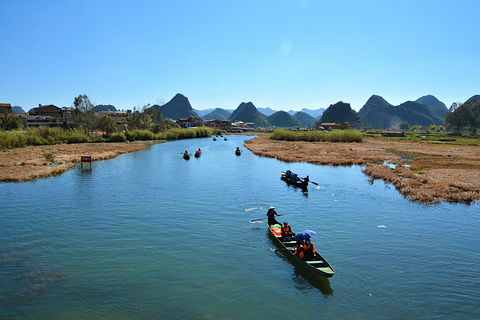 普者黑湖旅游景点攻略图