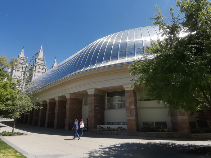 走进盐湖城摩门教总部圣殿广场 Temple Square 盐湖城旅游攻略 游记 去哪儿攻略