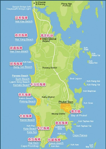 泰国普吉岛地图最新版图片中文版_【泰国普吉岛地图最新版图片中文版大全】
