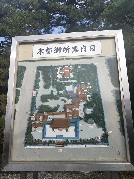京都御所旅游导图