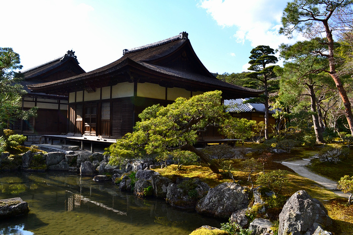 "银阁寺本名慈照寺，与金阁寺一样，同为临济宗相国寺派寺院，也是室町时代所建。银阁寺门票_银阁寺"的评论图片