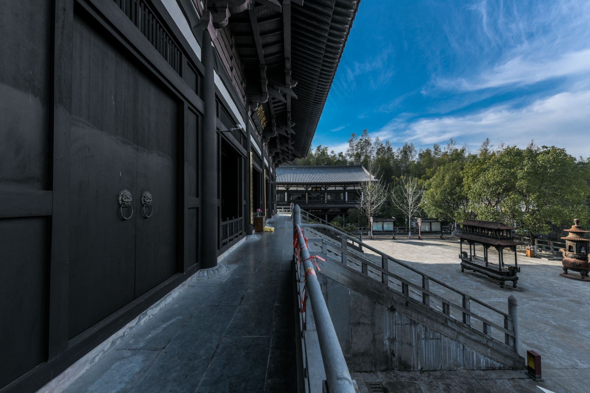 黄山地区算最大规模的汉唐风格寺院