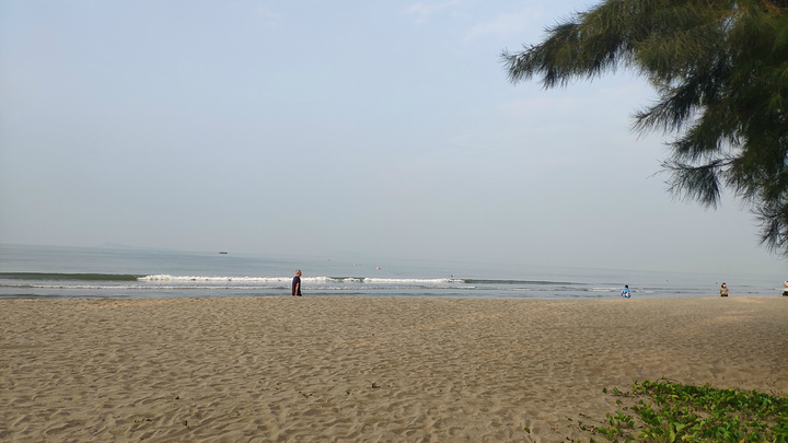 "三亚湾的椰梦长廊是拍照圣地，海滩、椰林都非常漂亮。在海边静静地欣赏日落，海风轻拂，夜幕徐徐降临……_椰梦长廊"的评论图片