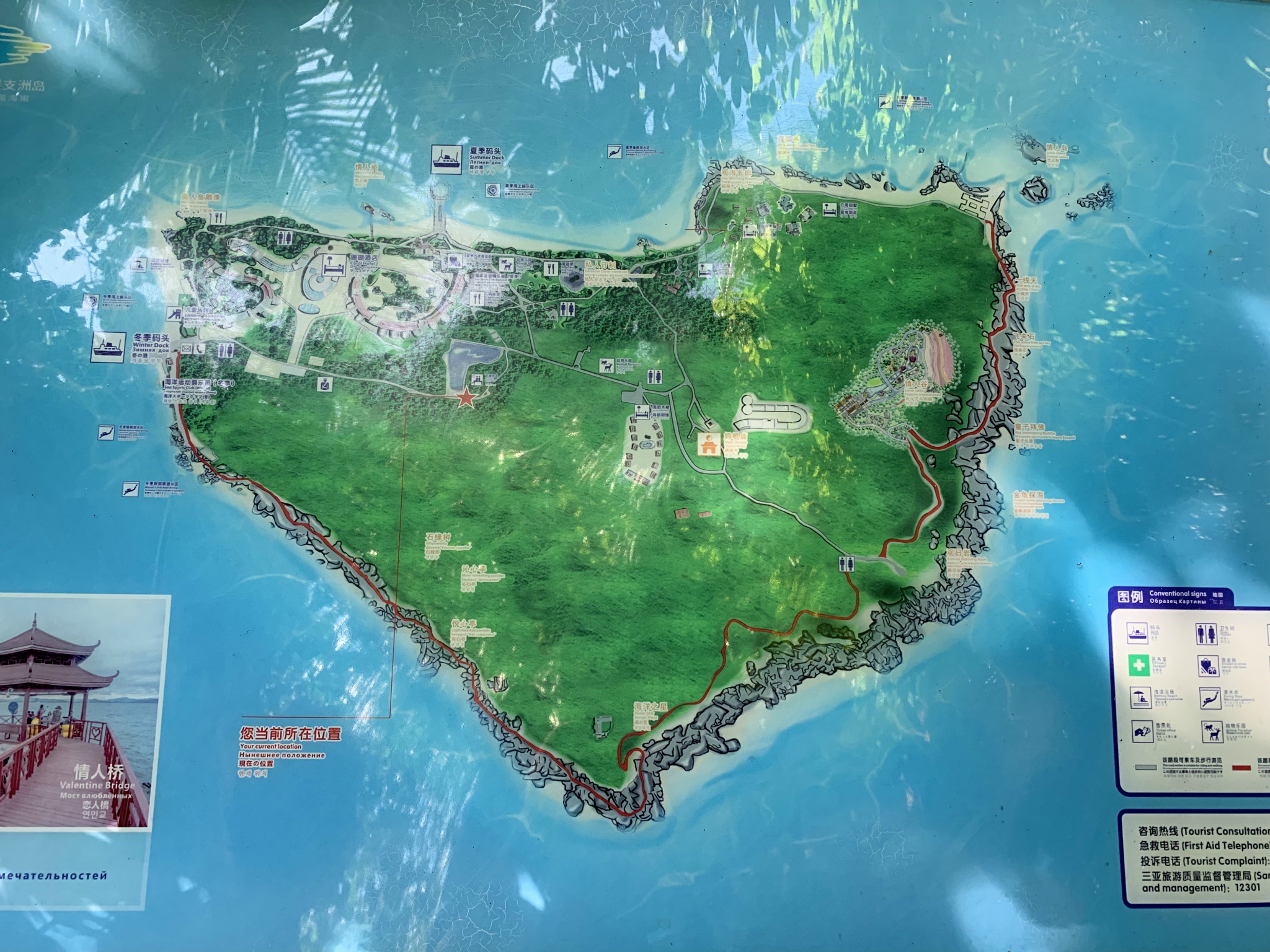 蜈支洲岛旅游景点地图图片