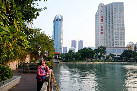 白鹭洲公园旅游景点攻略图