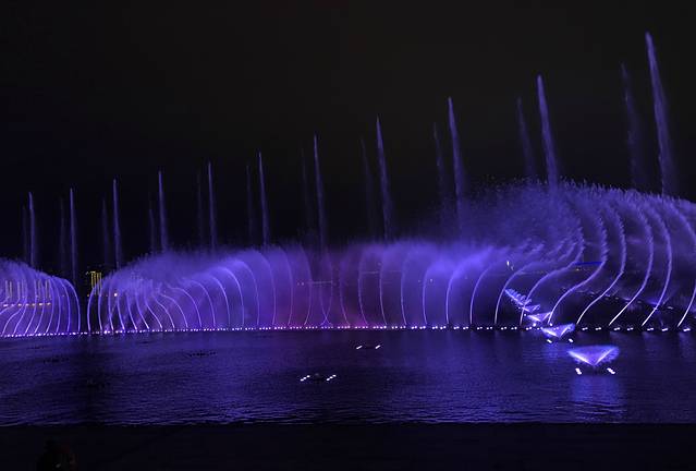 金鸡湖音乐喷泉