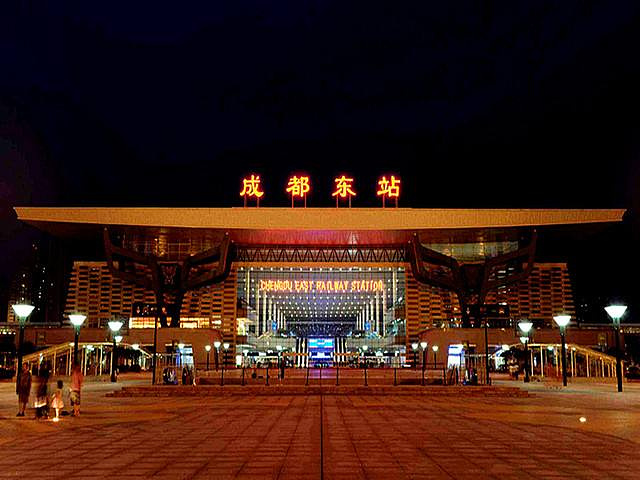 四川火车站照片图片