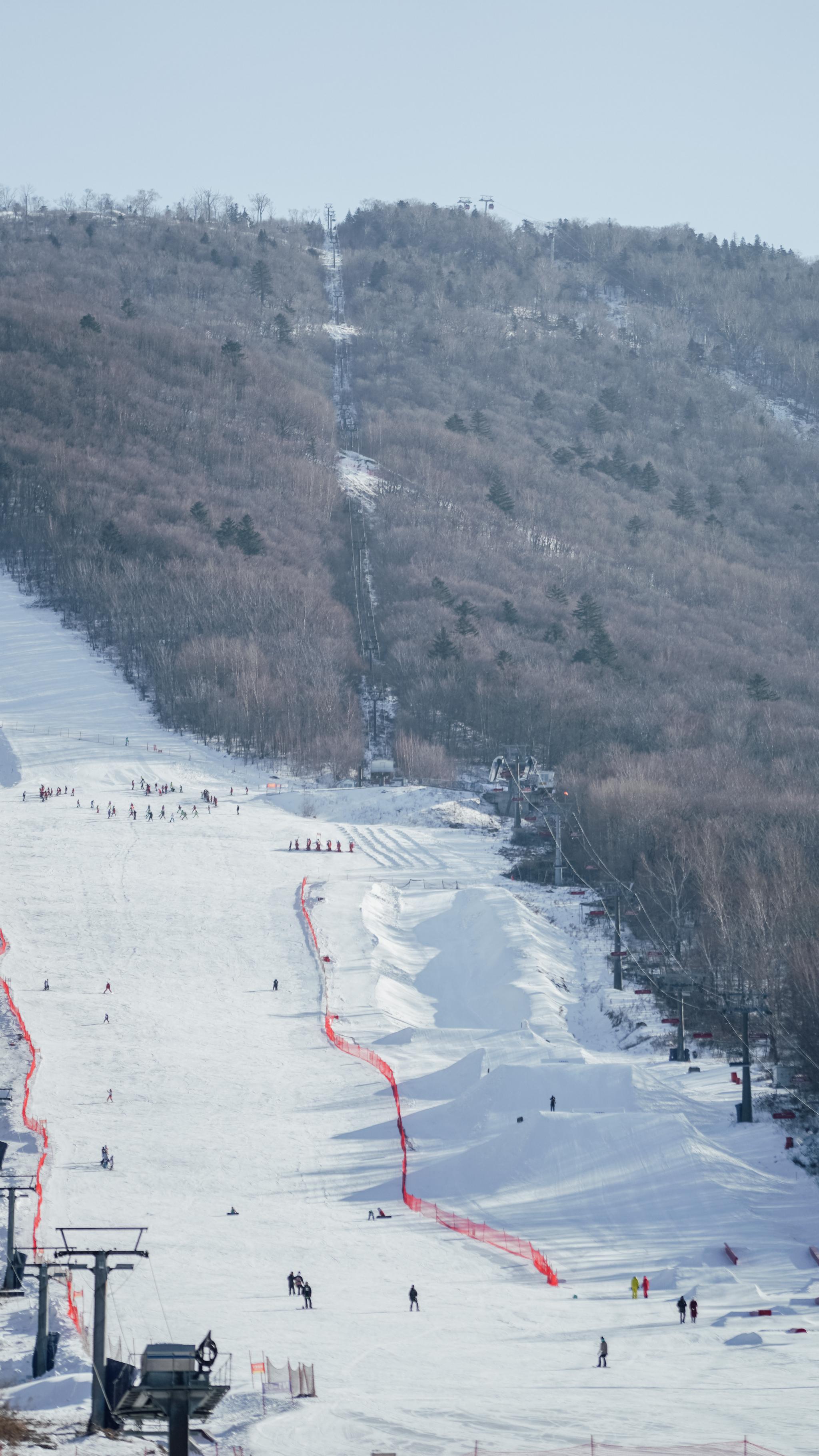 北大壶滑雪场初级雪道图片