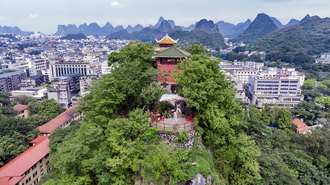 独秀峰王城景区旅游景点攻略图