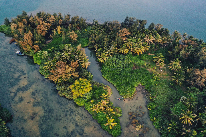 "...口庙，导航直接导航椰子岛就可以，村子旁的水坝下面只有几个停车位，不过因为没什么游客，也不必担心_椰子岛"的评论图片