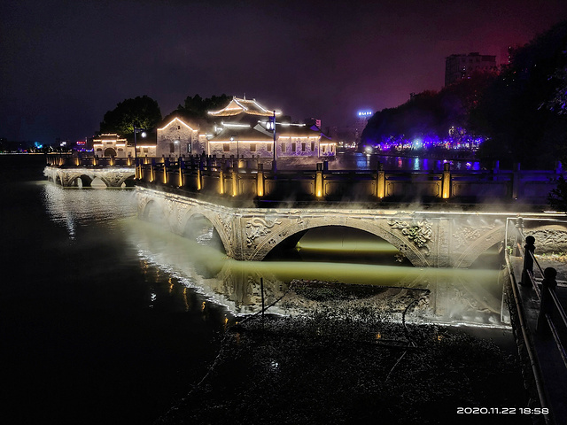 烟水亭夜景烟水亭夜景甘棠湖夜景甘棠湖夜景