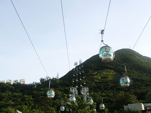 香港海洋公园缆车旅游景点图片