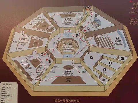 隋唐洛阳城国家遗址公园天堂明堂景区旅游景点攻略图