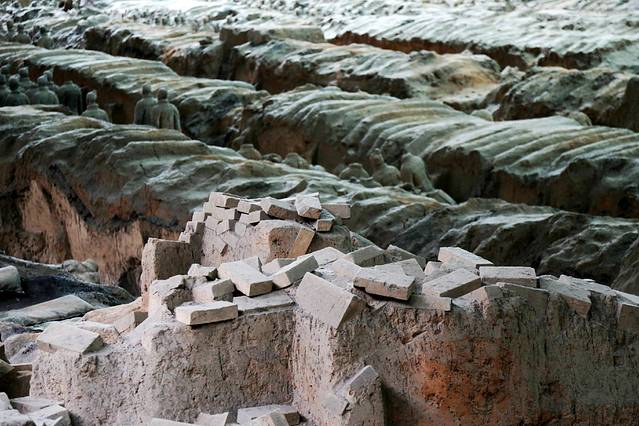 秦兵马俑三号坑遗址