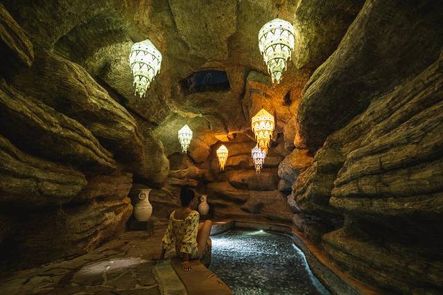 海口观澜湖火山温泉谷