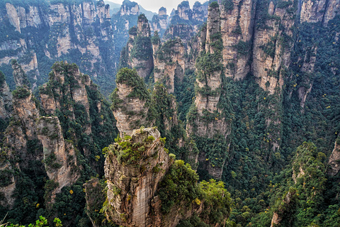 袁家界景区旅游景点攻略图