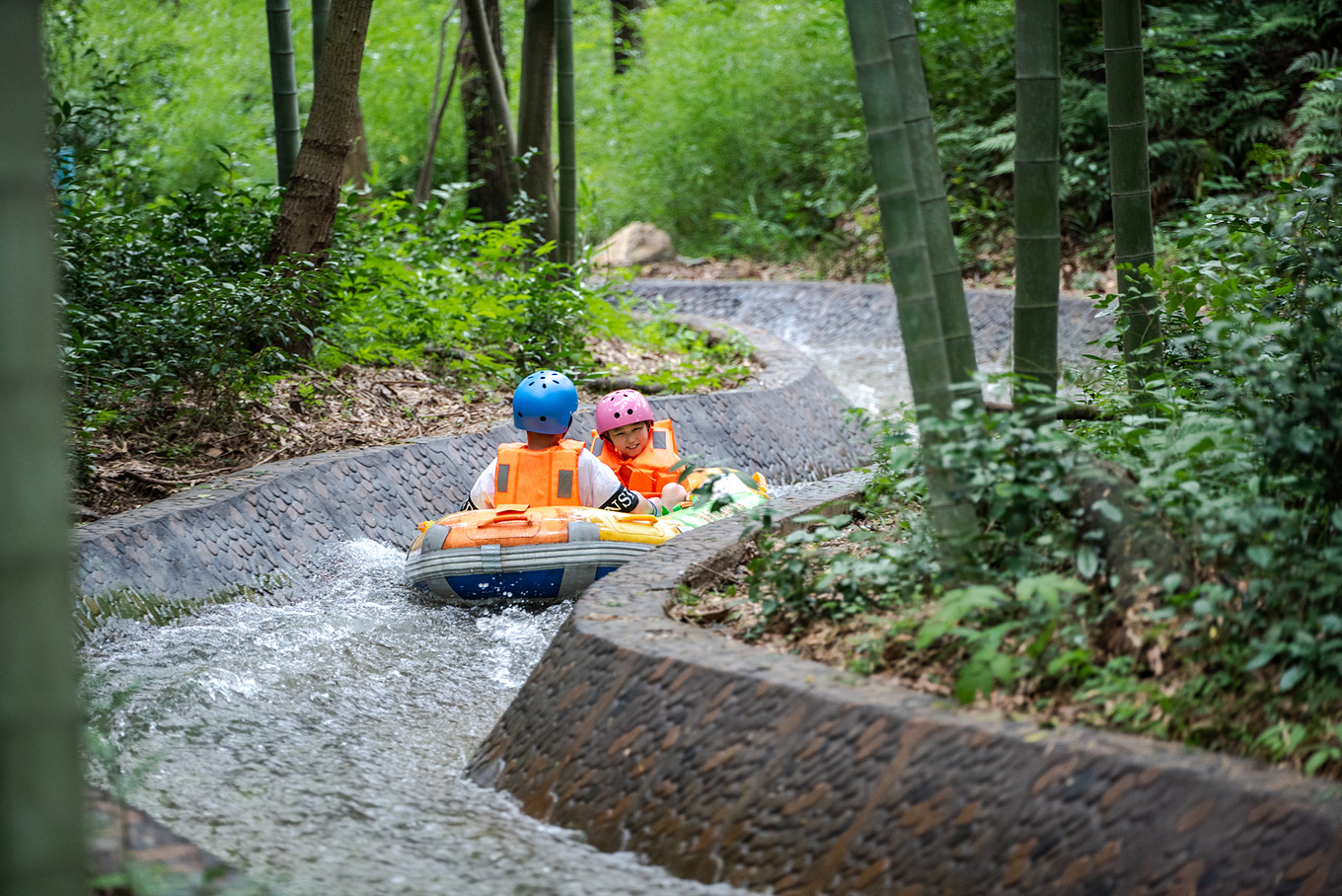 山野冷泉,激情漂流,茅山宝盛园夏日之旅