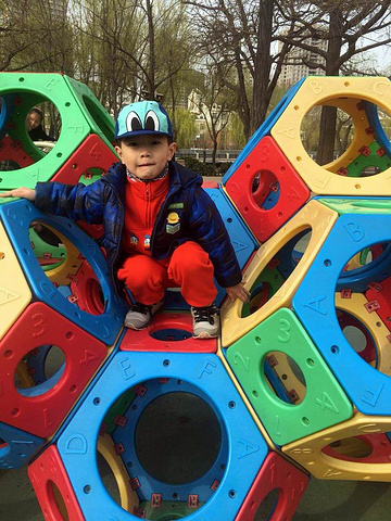 "儿童公园就是其中之一。2019年的清明小长假没有远行，而是选择在大连市内与家人一起去附近的公园踏青_儿童公园"的评论图片