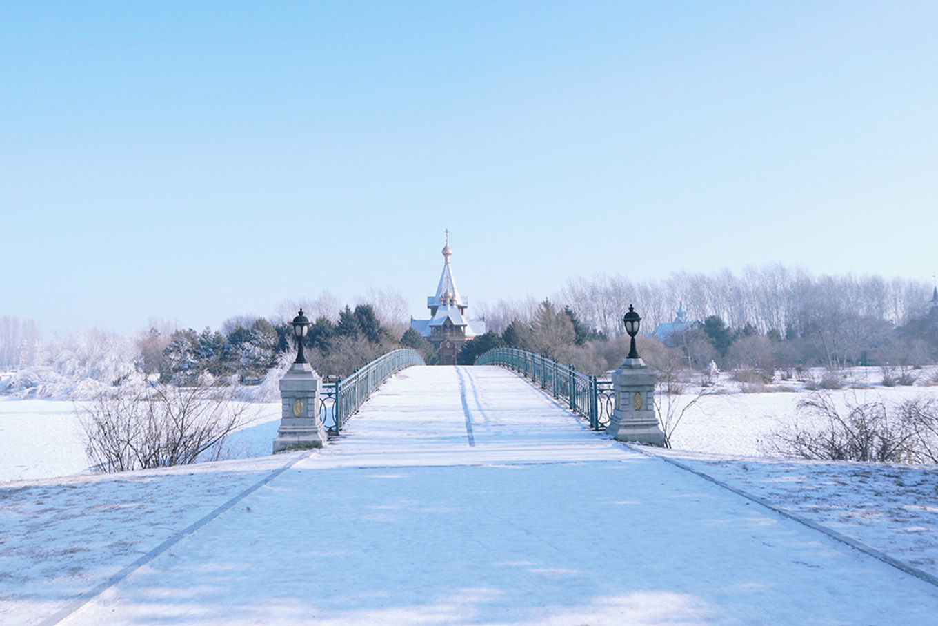 科学网—伏尔加庄园冬景2019（4）：查理津诺城堡和瓦西里亭 - 徐长庆的博文