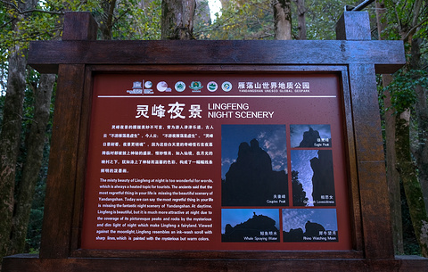 灵峰夜景旅游景点攻略图