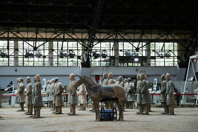 秦兵马俑三号坑遗址