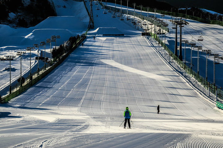 "全民冬雪健身是作为北京人一项非常重要的运动，欢乐冬雪季让冰雪项目在寒冷的京城绽放。来滑雪的孩子们_南山滑雪场"的评论图片