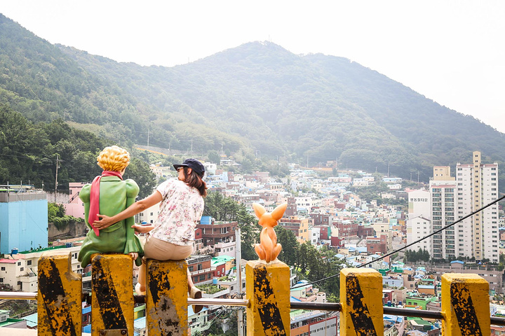 "更多的美景，还是需要你亲自过来感受。甘川文化村，现在已经成了很多文艺青年来 釜山 必打卡的景点之一_甘川文化村"的评论图片