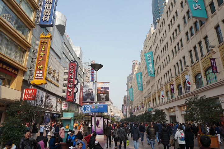 "南京路步行街即南京东路（老南京路）是上海最著名商业街，解放前为远东第一商街，南京路步行街具有浓..._南京路步行街"的评论图片