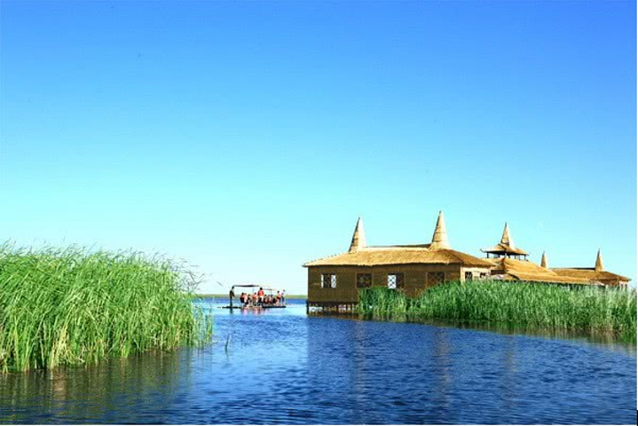 "连环湖：中国第一个水禽狩猎地_连环湖温泉景区"的评论图片