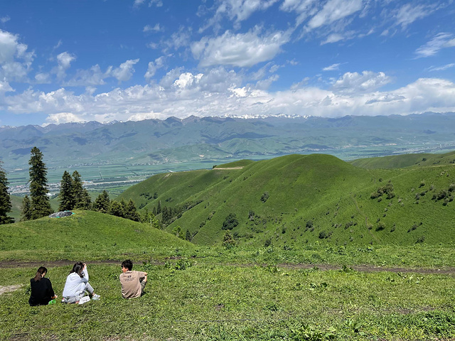 "新疆最美的风景应该就是雪山草地白云蓝天。新疆随便圈起来一个地方都可以做景点，遍地是风景，风景都在路上_那拉提草原"的评论图片