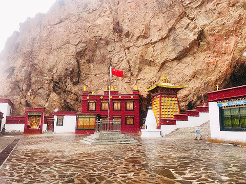 西藏纳木错自然保护区-扎西岛寺旅游景点攻略图