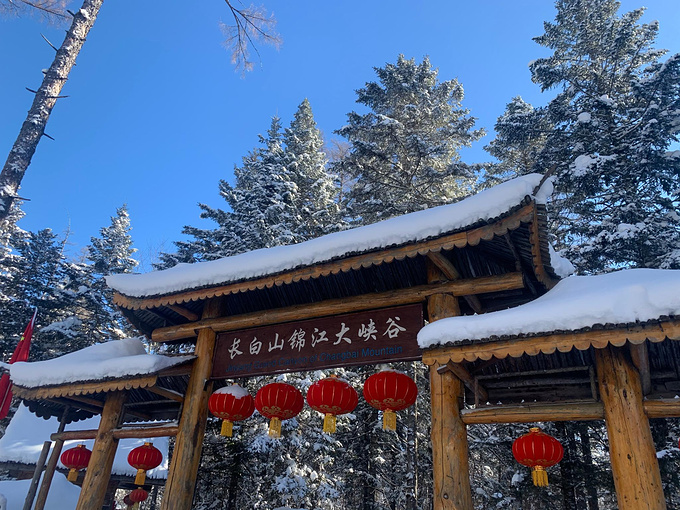 长白山西坡景点--锦江大峡谷图片