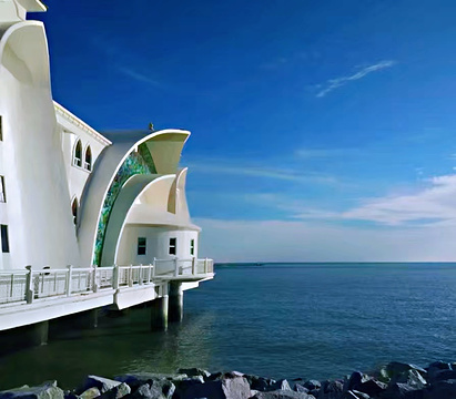 马六甲海峡清真寺旅游景点攻略图