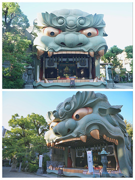 难波八坂神社旅游景点攻略图