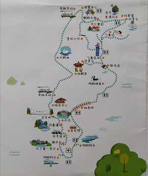 天池岛旅游景点攻略图