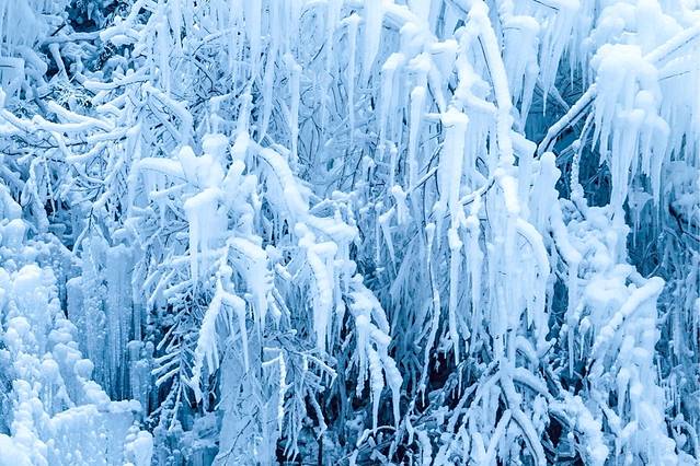 玉渡山冰瀑