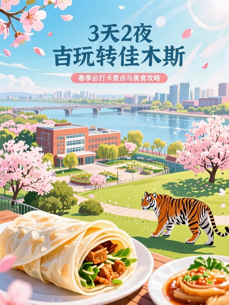 佳木斯四丰山风景区实拍图
