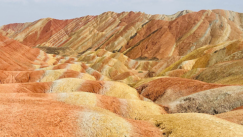 张掖七彩丹霞旅游景区旅游景点攻略图