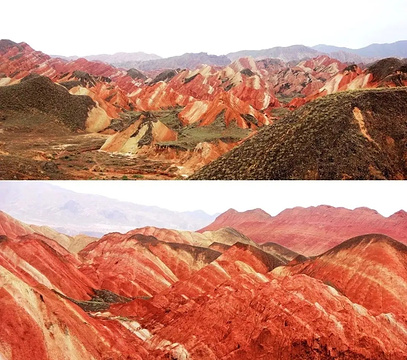 七彩丹霞风景区-观景台旅游景点攻略图